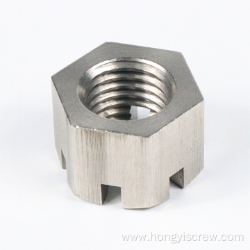 Stainless Steel Castle Nut M24 SS304 316